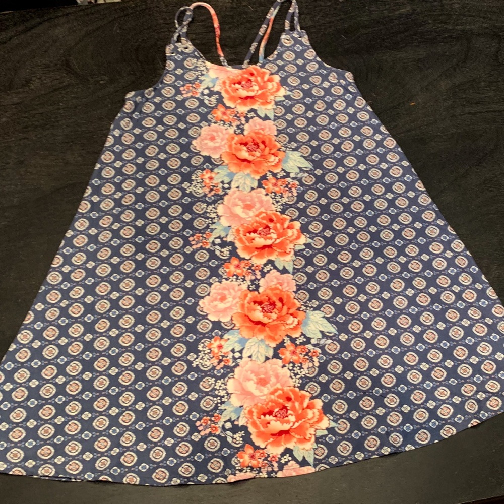 Cross Back Swing Dress